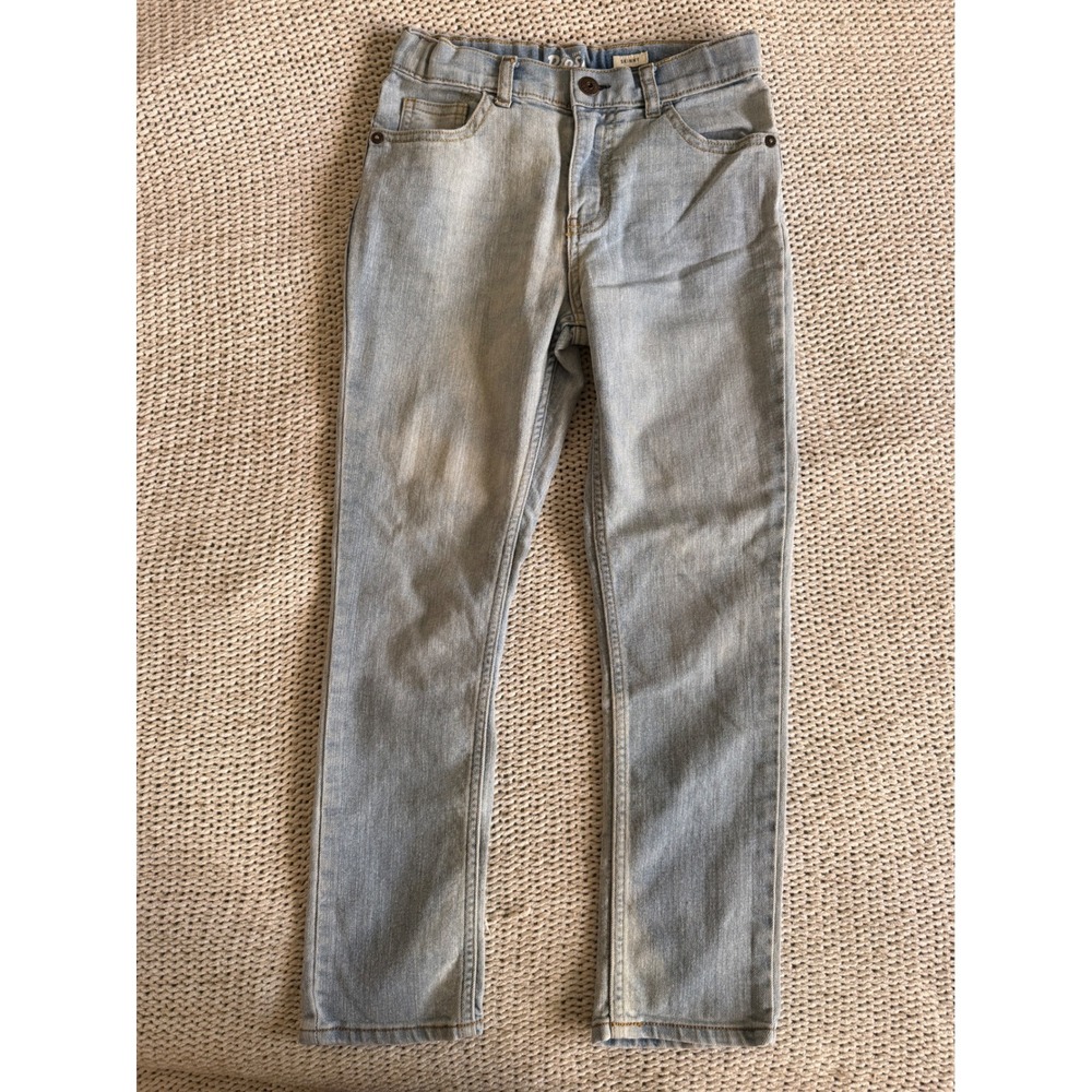 OshKosh B'gosh Boys Skinny Jeans Light Wash Adjustable Waist Size 8R